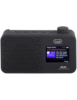 TREVI 0DA79500 RADIO DDIGITALE PORTATILE 2.4" DAB+ FM DAB795R