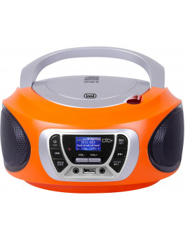 TREVI 0CM51009 RADIO LETTORE CD PORTATILE FM AUX/USB CMP 510 DAB ARANCIO