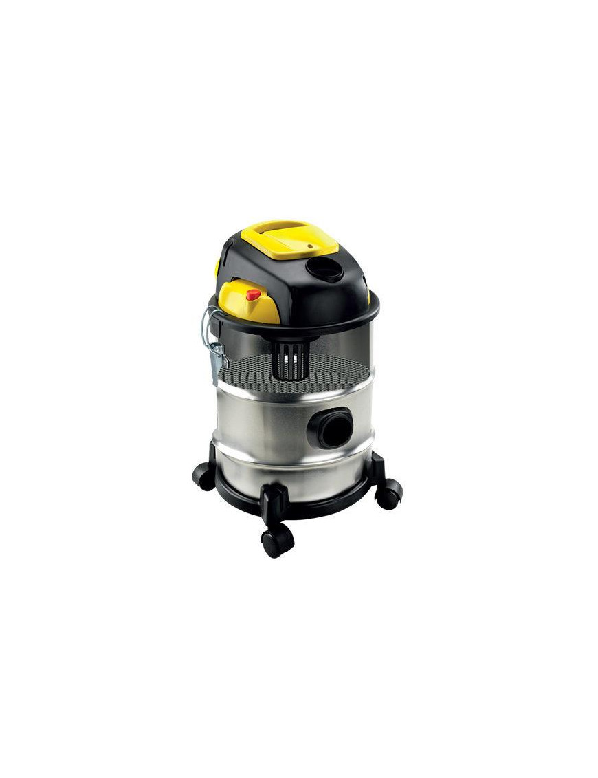 LAVOR POKER 4 IN 1 BIDONE ASPIRATUTTO 1400W 25 LT ASPIRA SOLIDI LIQUIDI  CENERE