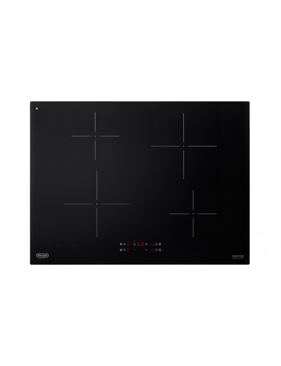 DE LONGHI PIN 72 PIANO COTTURA INDUZIONE INCASSO NERO 70 CM 4 ZONE COTTURA