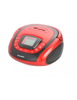 MAJESTIC AH241BTMP3USBSDRD RADIO DIGITALE BT MP3 USB SD BOOM BOX FM ROSSO