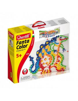 Creativo Chiodini Fantacolor 600Pz.C 4 Tavole Quercetti