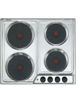 DELONGHI FFI46ER PIANO COTTURA ELETTRICO 4 FUOCHI ELETTRICI 60 CM INOX