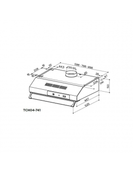 Cappa Aspirante Faber TCH04 BK16A 741 - Sottopensile 60cm, Aspirante O Filtrazione, Classe D - Foto 7