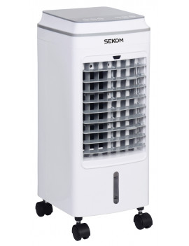 SEKOM DCS7504K9E RAFFRESCATORE ad ACQUA/GHIACCIO 75W 4LT TIMER DISPLAY BIANCO