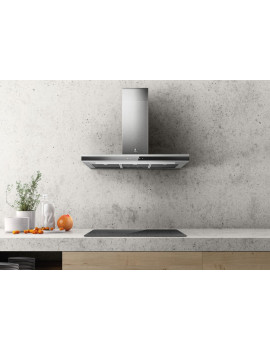 ELICA ADELE BLIX/A/90 CAPPA A PARETE ASPIRANTE 90 CM INOX + VETRO NERO CLASSE A