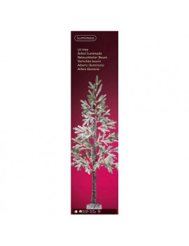 Albero di natale 312 led bianco Kaemingk