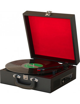 MAJESTIC TT27BTBK GIRADISCHI 33-45 BLUETOOTH USB NERO 33/45 giri