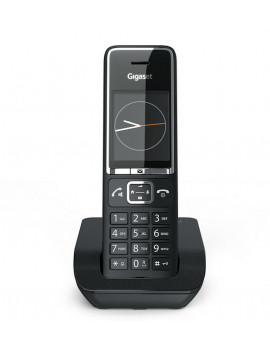 GIGASET COMFORT550 BLACK TELEFONO CORDLESS 2.2" A COLORI VIVAVOCE 200 NUMERI