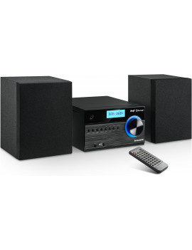NERO MAJESTIC AH2350BTMP3USBDAB IMPIANTO MICRO HIFI CD MP3 USB DAB+ BT FM