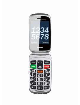 BRONDI AMICO SUPER VOICE CELLULARE QB SENIOR 2.8" FLIP DUAL SIM SOS NERO/SILVER