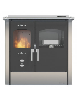 LINCAR OMEGA CUCINA A LEGNA FORNO CAPPUCCINO POTENZA TERMICA 9.33KW 195 m3