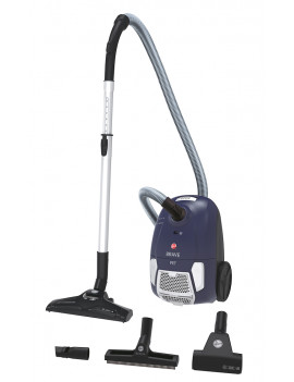 HOOVER BV60PET BRAVE PET BLUE ASPIRAPOLVERE CON SACCO 700W 2.3LT + ACCESSORI