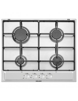 GLEMGAS P4GFXV PIANO COTTURA ACCIAIO INOX 60 CM 4 BRUCIATORI