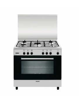 GLEM GAS AN965VI CUCINA 90X60cm INOX 5 FUOCHI FORNO A GAS MULTIFUNZIONE