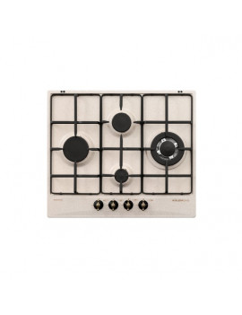 GLEM GAS GT645SA PIANO COTTURA 60 CM 4 FUOCHI SABBIA