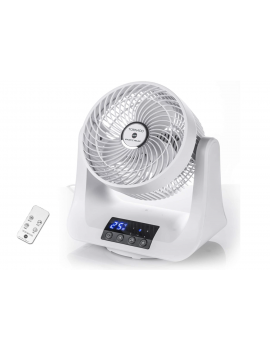 MACOM 993 VENTILATORE DA TAVOLO OSCILLANTE 45 WATT 3 VELOCITà TORNADO BIANCO