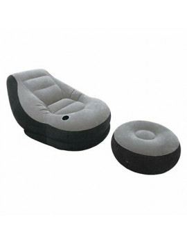 Poltrona gonfiabile Lounge con Poggia Piedi Intex