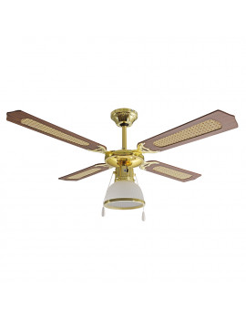 ARDES AR5A107D VENTILATORE A SOFFITTO DIAM.107CM 4 PALE REVERS.LUCE NOCE