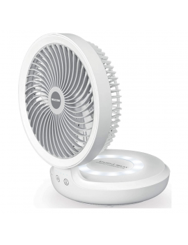 MACOM 990 VENTILATORE TAVOLO 5W DIAMETRO 19CM 4VEL CORDLESS BIANCO