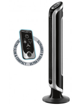 ROWENTA VU6670 VENTILATORE A TORRE 4 VELOCITà TIMER OSCILLANTE NERO