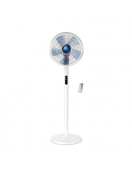 ROWENTA VU5870 VENTILATORE A PIANTANA 70 WATT 5 VELOCITà 5 PALE 40CM BIANCO