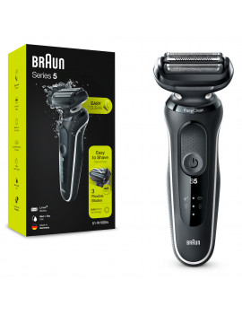 BRAUN 51W1000S Series 5 RASOIO RICARICABILE WET & DRY LED AUTONOMIA 50 MINUTI