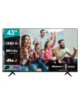 HISENSE 43A6DG TV LED 43" UHD 4K HDR DVBT2/S2/HEVC SMART VIDAA