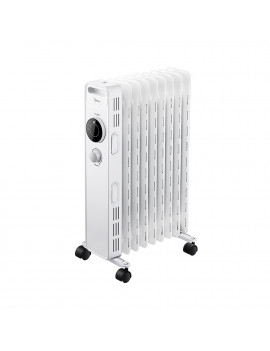 MIDEA NY200920ME RADIATORE A OLIO 9 ELEMENTI 3 TEMPERATURE 2000 WATT BIANCO