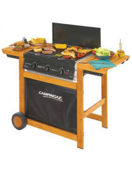 CAMPINGAZ 3000005744 BARBECUE A GAS 14KW 3 BRUCIATORI GHISA ADELAIDE 3 WOODY DG