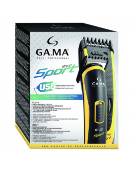 GAMA GC547 SPORT TAGLIACAPELLI + REGOLA BARBA AUTONOMIA 45 MINUTI