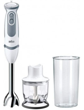 BRAUN MQ5220WH FRULLATORE A IMMERSIONE MINIPIMER + TRITATUTTO 1000 WATT 0.6LT