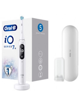 ORAL-B IO7N SERIESWHITEALABASTER SPAZZOLINO ELETTRICO SMART BT 5MOD. DISPLAY