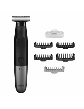 BRAUN XT5100 REGOLA BARBA RICARICABILE WET&DRY 5 LUNGHEZZE NERO/SILVER