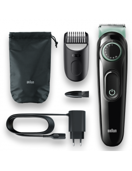 BRAUN BT3323 REGOLA BARBA RICARICABILE AUTONOMIA 50MIN 20LUNGHEZZE 0.5-10MM