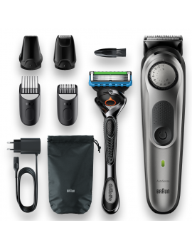 BRAUN BT7320 REGOLA BARBA RICARICABILE AUTONOMIA 100MIN 0.5-20MM + ACCESSORI