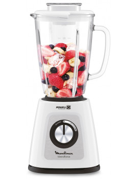 MOULINEX LM4351 FRULLATORE 800 WATT 2 VELOCITà BLENDER VETRO 1.75 LT WHITE