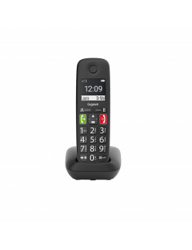 GIGASET E290BLACK TELEFONO CORDLESS 2" MEMORIA 150 NUMERI NERO