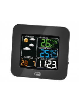 TREVI 0316500 STAZIONE METEO CON SENSORE ESTERNO ME 3165 RC NERO