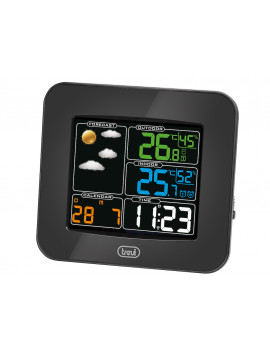 TREVI 0316500 STAZIONE METEO CON SENSORE ESTERNO ME 3165 RC NERO