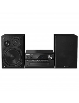 PANASONIC SCPMX92EGK STEREO MICRO HIFI 120W CD USB AUX DAB+ BT D.BASS NERO