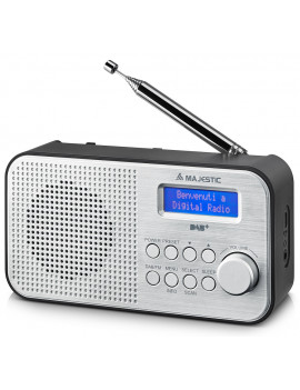 MAJESTIC RT194DAB RADIO PORTATILE DAB/DAB+ FM NERO