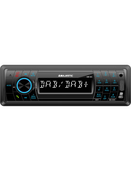 MAJESTIC DAB443BK AUTORADIO SINTO CAR CD/MP3 USB/SD BT DAB+ AUX V.VOCE NERO