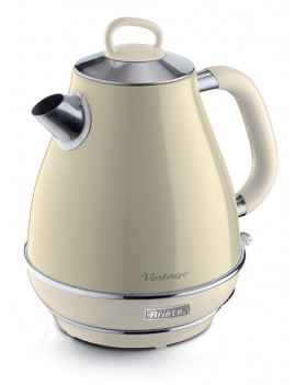 ARIETE 2868 BEIGE BOLLITORE ELETTRICO CORDLESS 1630W 1LT VINTAGE KETTLE