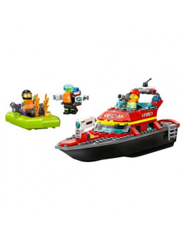 Costruzioni Barca di Soccorso Antincendio LEGO