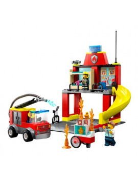 Costruzioni Caserma Dei Pompieri e Autopompa LEGO