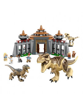 Costruzioni Centro visitatori: lâ€™attacco del Trex e del Raptor LEGO