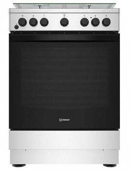 INDESIT IS67G4PHWE CUCINA PIANO COTTURA 4 FUOCHI FORNO ELETTRICO CLASSE A