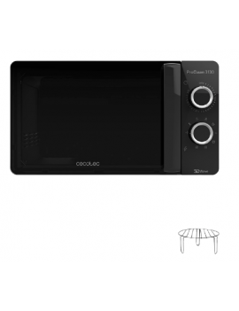 CECOTEC 01525 FORNO A MICROONDE 700W 20LT C/GRILL 800W PROCLEAN 3130 NERO