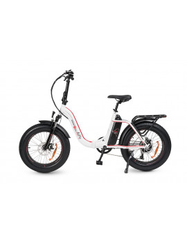 SMARTWAY M4R3ALW E-BIKE FAT PIEGHEVOLE ALLUMINIO 36V 10AH 20" AUT40KM WHT/RED